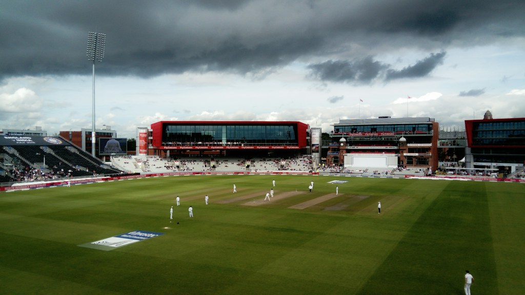 Players competing in a T20 cricket match